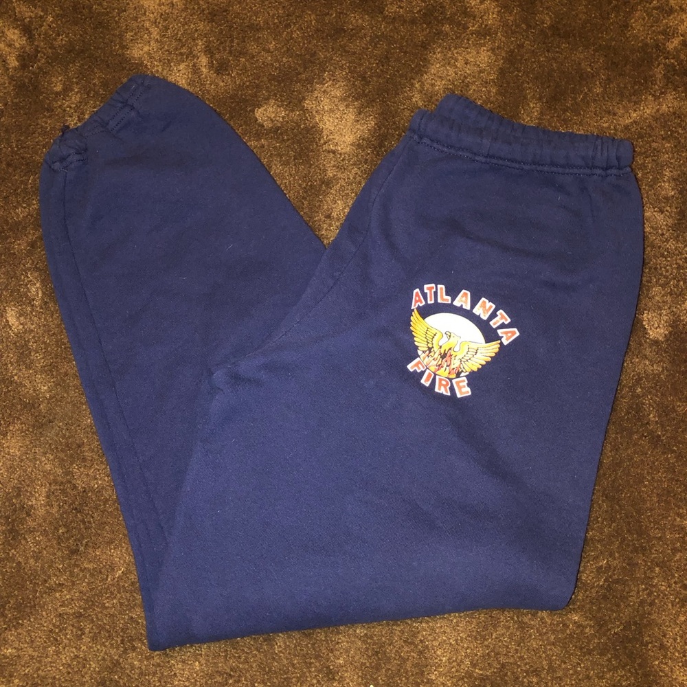 Atlanta Fire Department Russell Athletic Navy Sweatpants